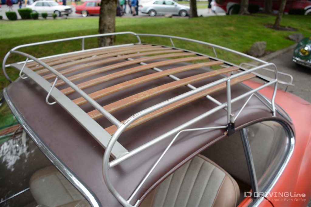 The roof rack was a nice touch that drove the nostalgia vibe home.