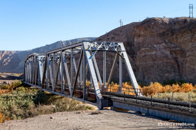 Mojave River bridge in Afton Canyon
