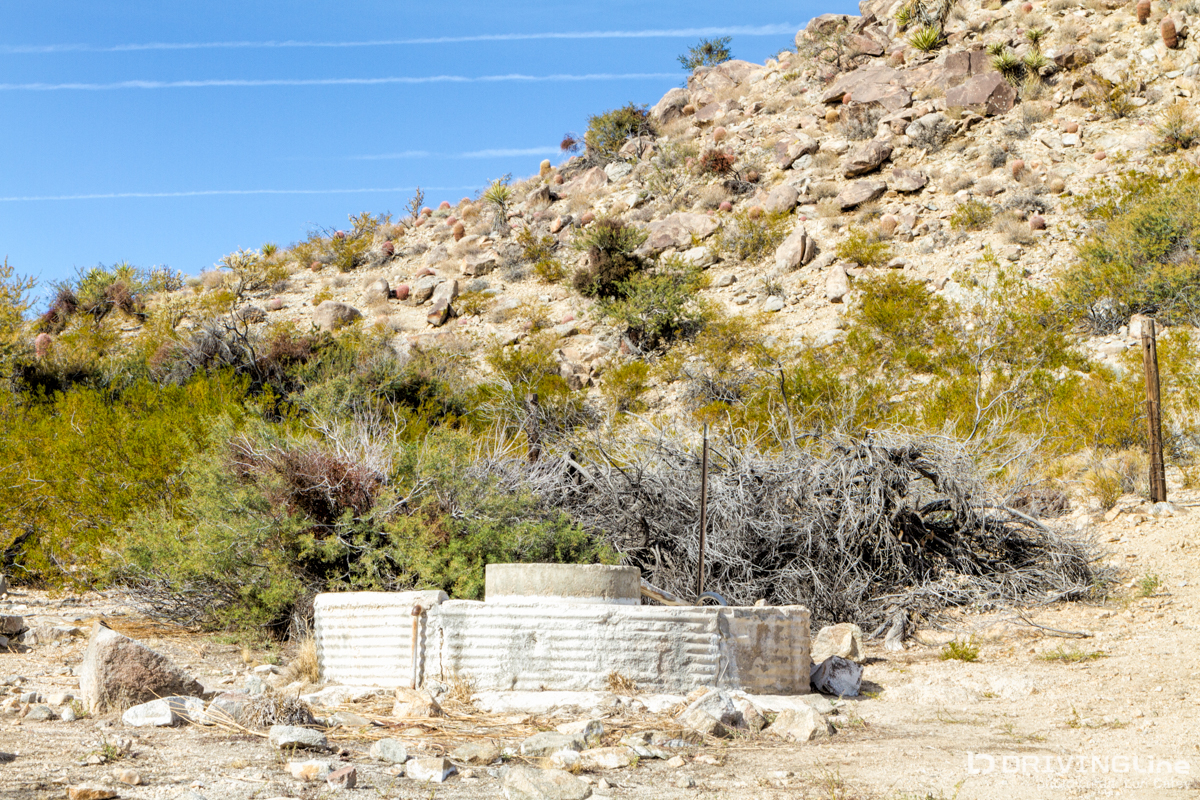 Water trough at Marl Springs, Mojave Road