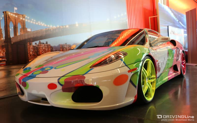 The Ferrari F430 Art Car from NYIAS