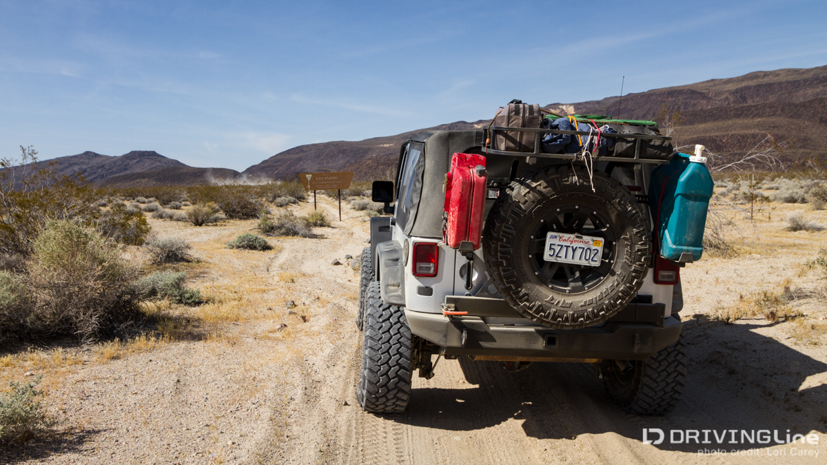 Jeep entering Black Canyon