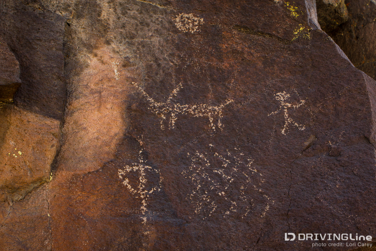 Petroglyphs in Black Canyon