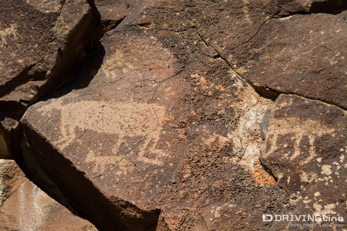 Petroglyphs in Black Canyon