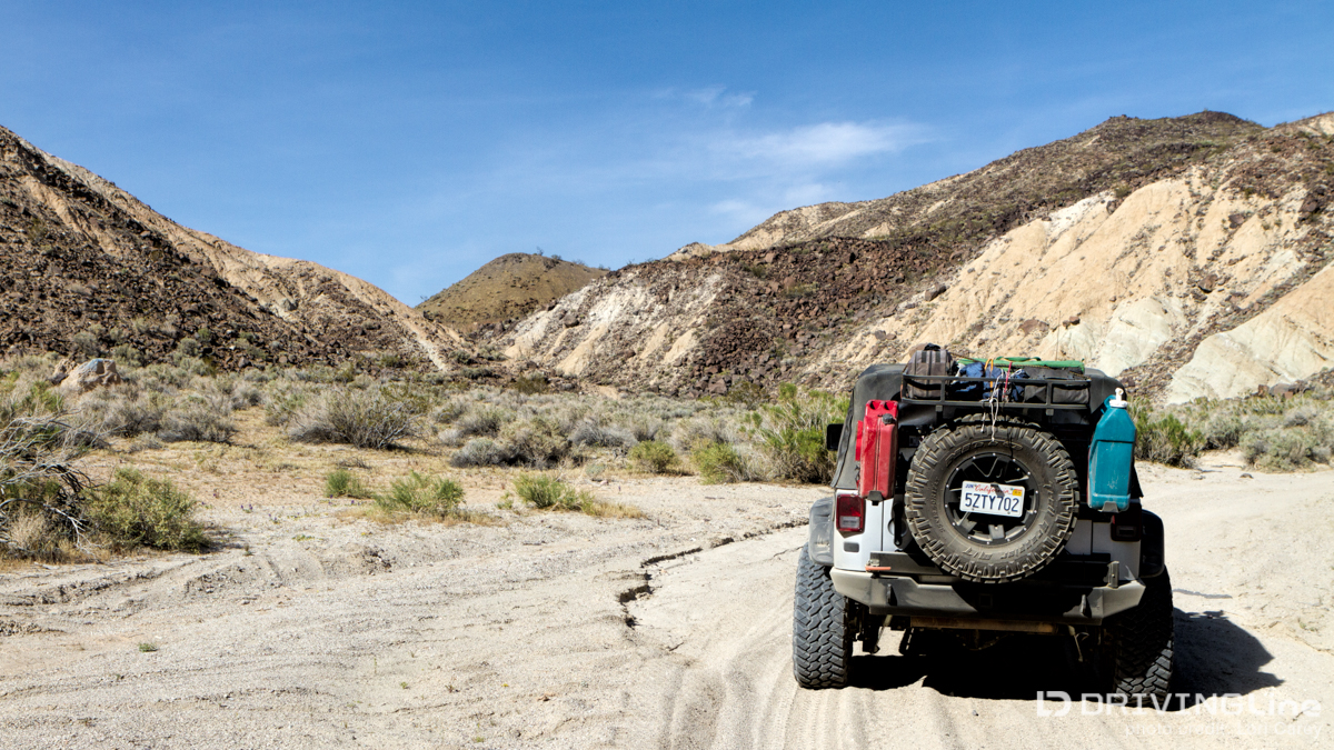 Jeep on trail in Black Mountain