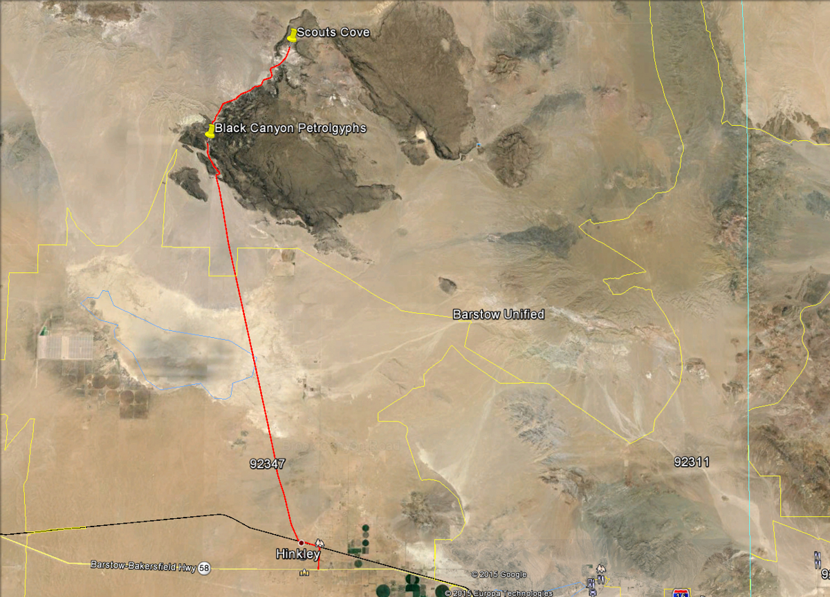 Rock Hounds Black Canyon and Scouts - BlackCanyonMap 