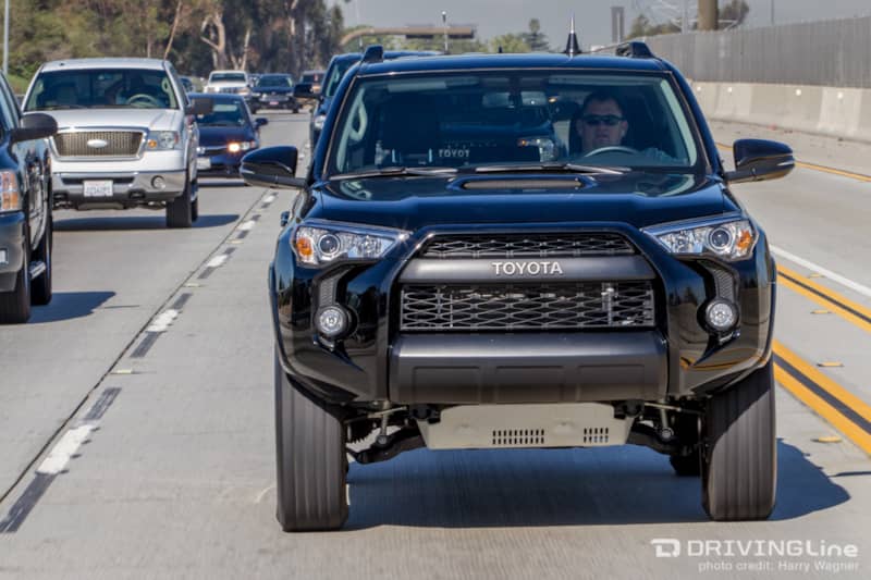 Toyota 4Runner on the freeway