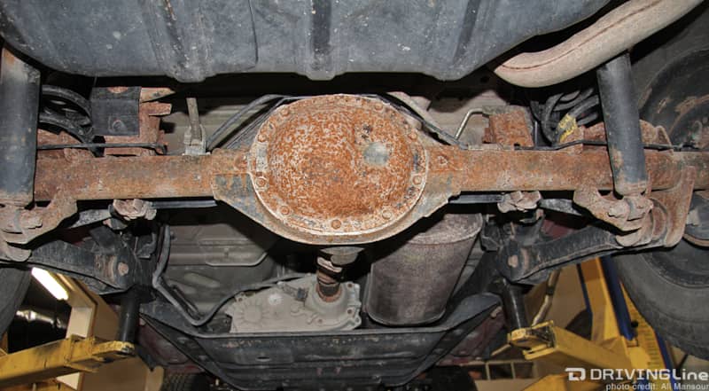 Jeep Wrangler TJ Dana 35 rear axle