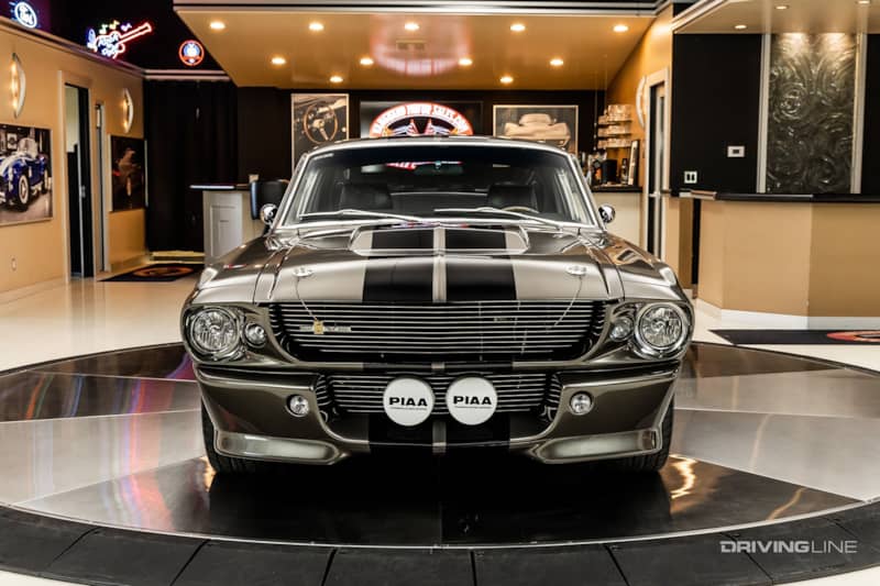 eleanor mustang repro displayed in showroom