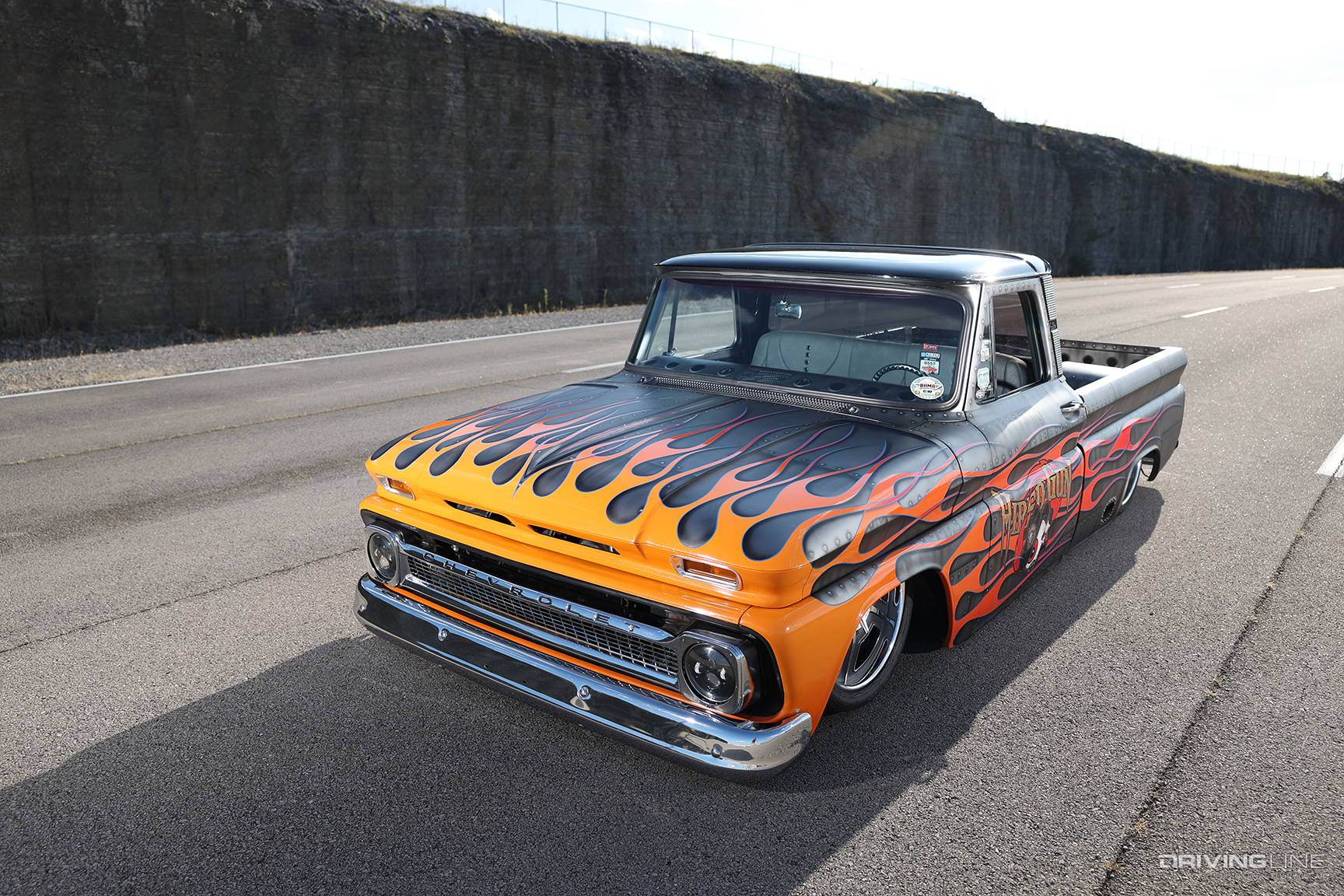 Front of Bill Watson's 1966 Chevy C10