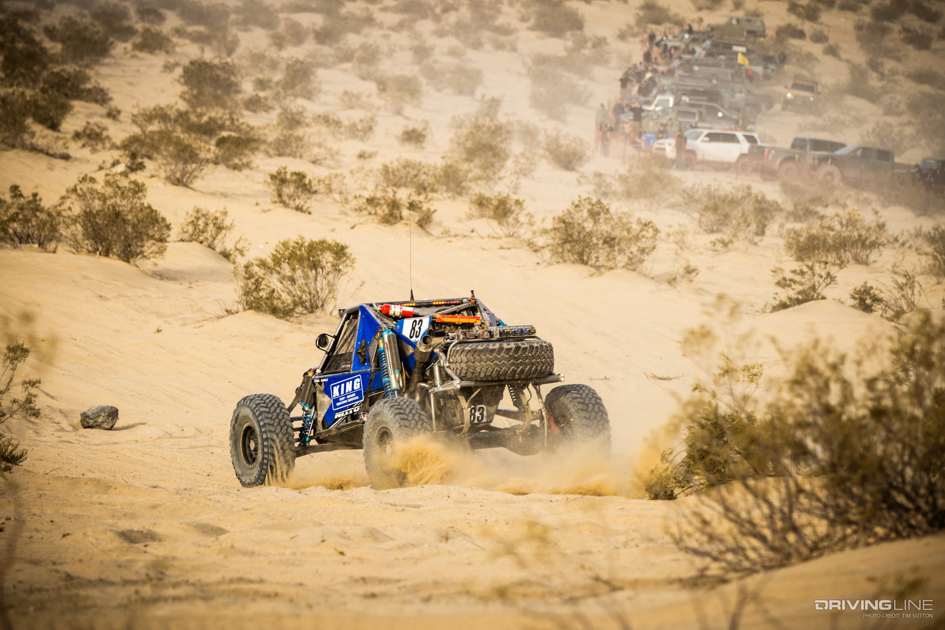 Raul Gomez off-road racing in the 4400-class at 2023 King of the Hammers