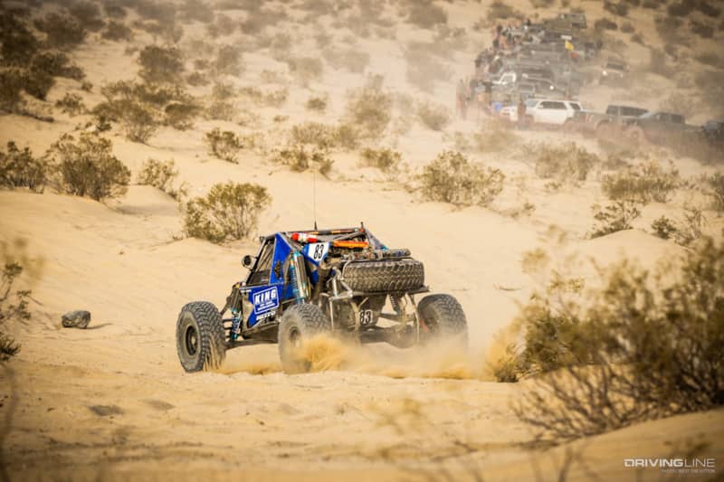 Raul Gomez off-road racing in the 4400-class at 2023 King of the Hammers