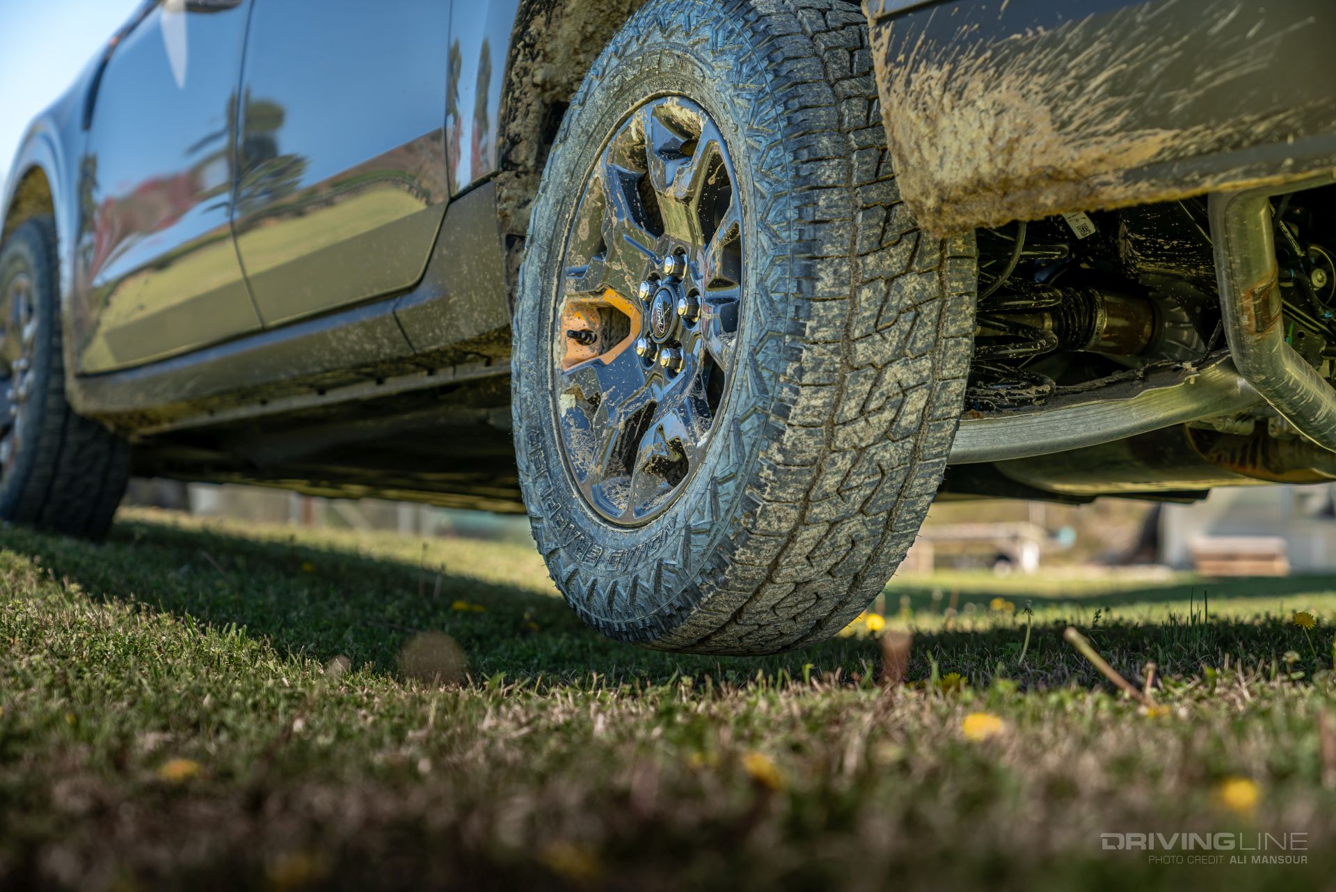 Ford Maverick Tremor tire off of ground Nitto Nomad Grappler