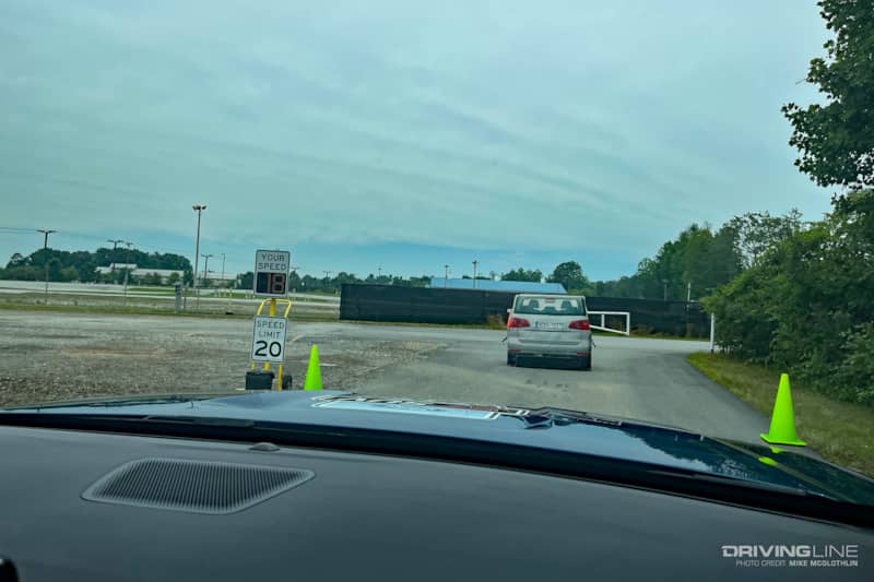 Ford Performance Racing School Pre Collision Assist Simulation