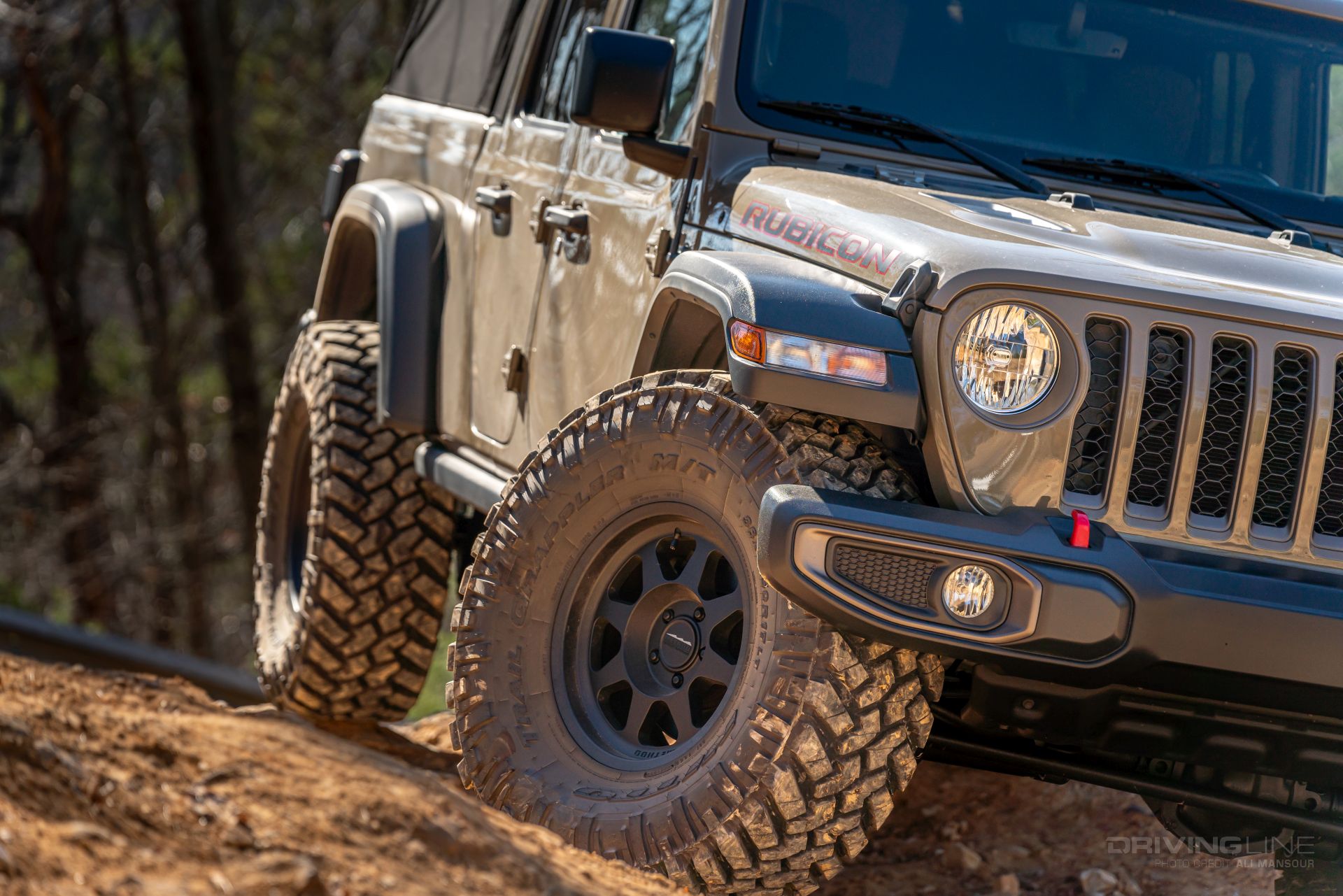 Jeep Gladiator Rubicon 3 inch lift 38 Nitto Trail Grapplers full width front bumper