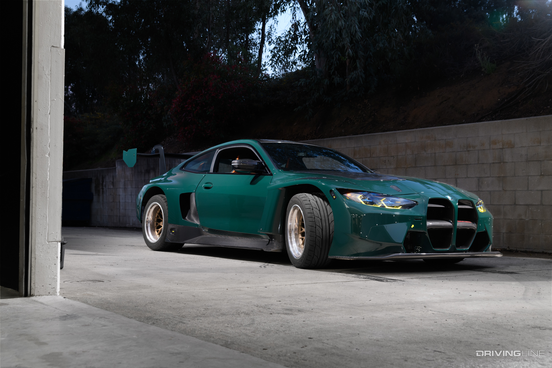 TJ Hunt's green BMW M4 GT3 on Nitto NT555 G2 tires