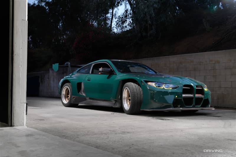 TJ Hunt's green BMW M4 GT3 on Nitto NT555 G2 tires