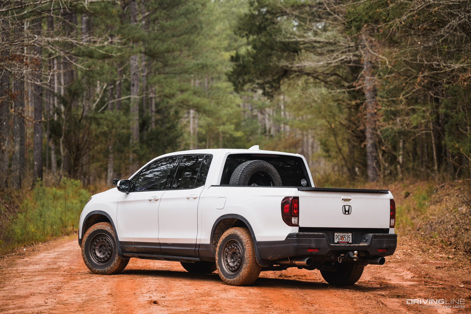 Honda Ridgeline from rear