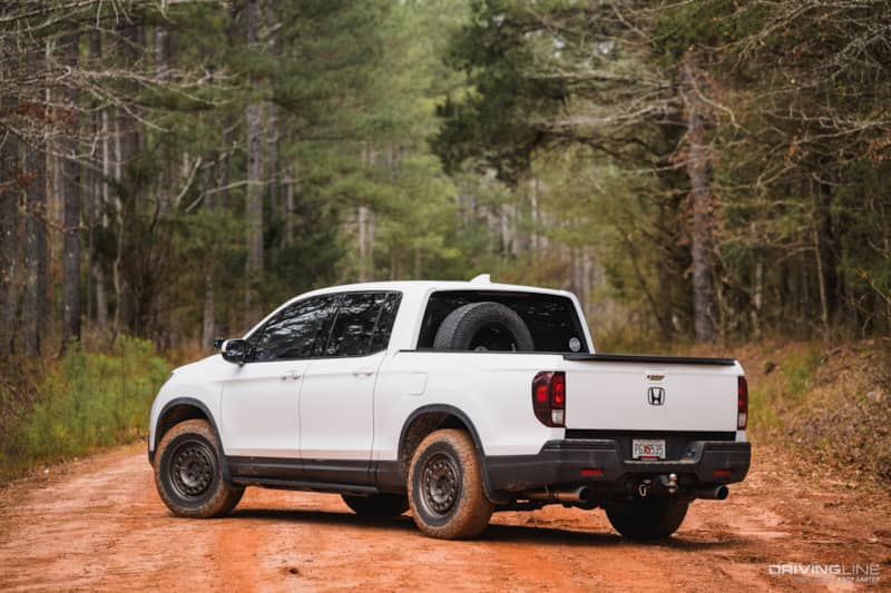 Honda Ridgeline from rear