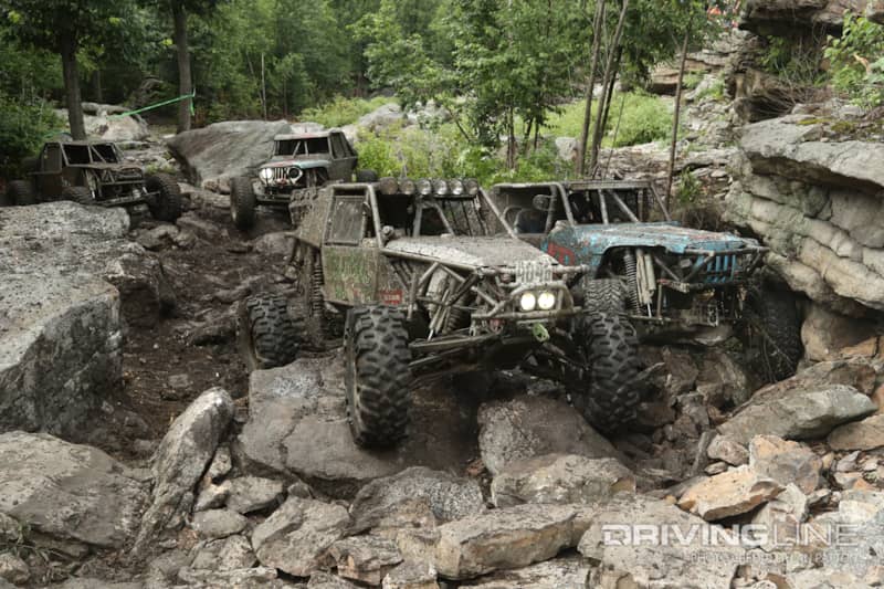 When cars would get hung up, the 30 second starts would quickly be washed away.