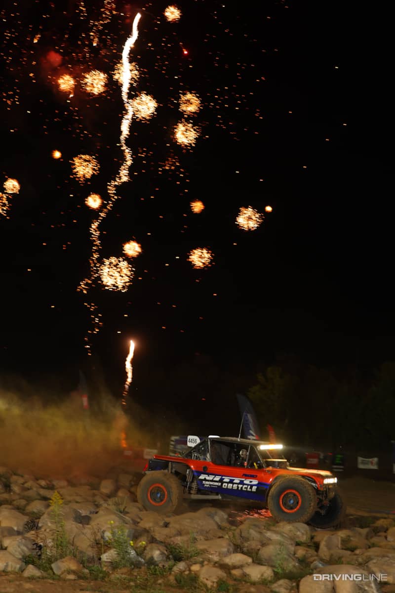 Brett Harrell was charging hard for his 3 place podium finish