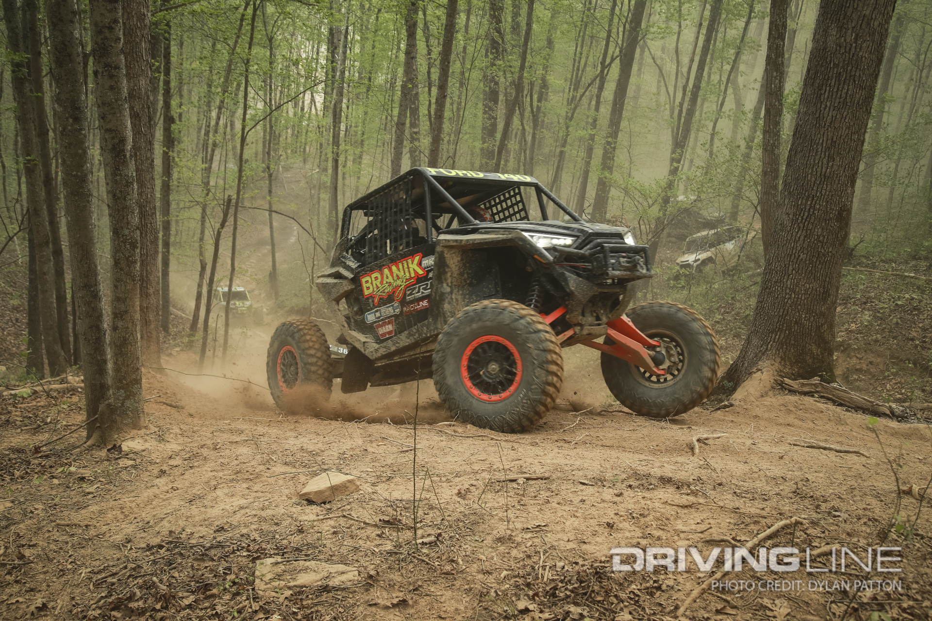 UTV Racer blasting thought the woods in 2023 Rush Kentucky