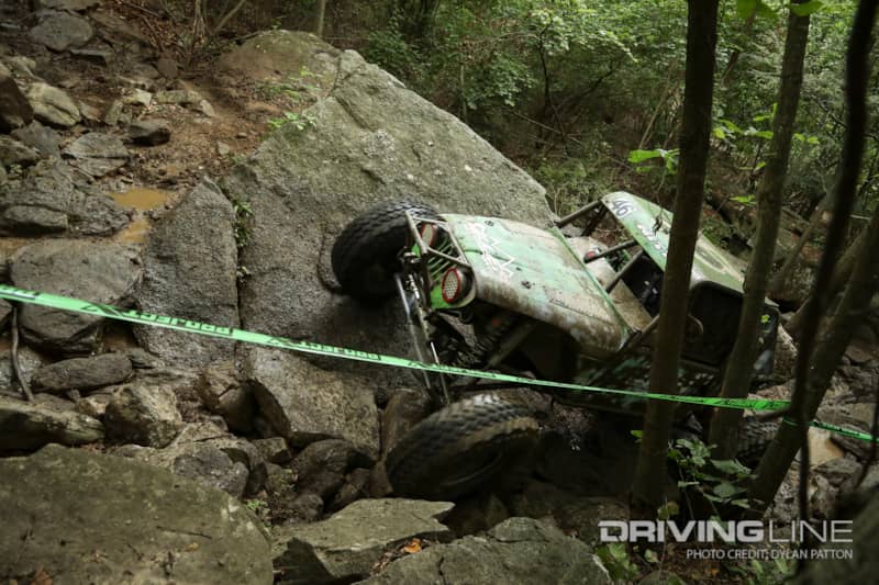 Some of the rocks were the size of school busses.