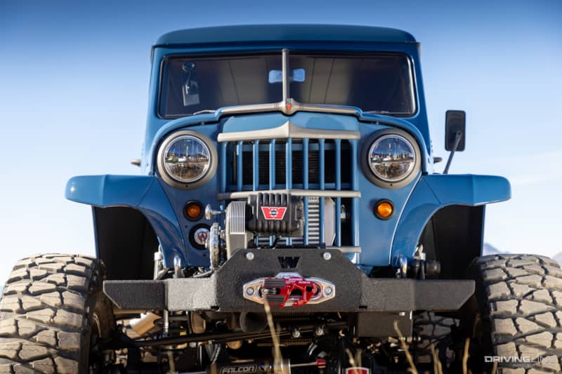 1957 Willys Panel Front View