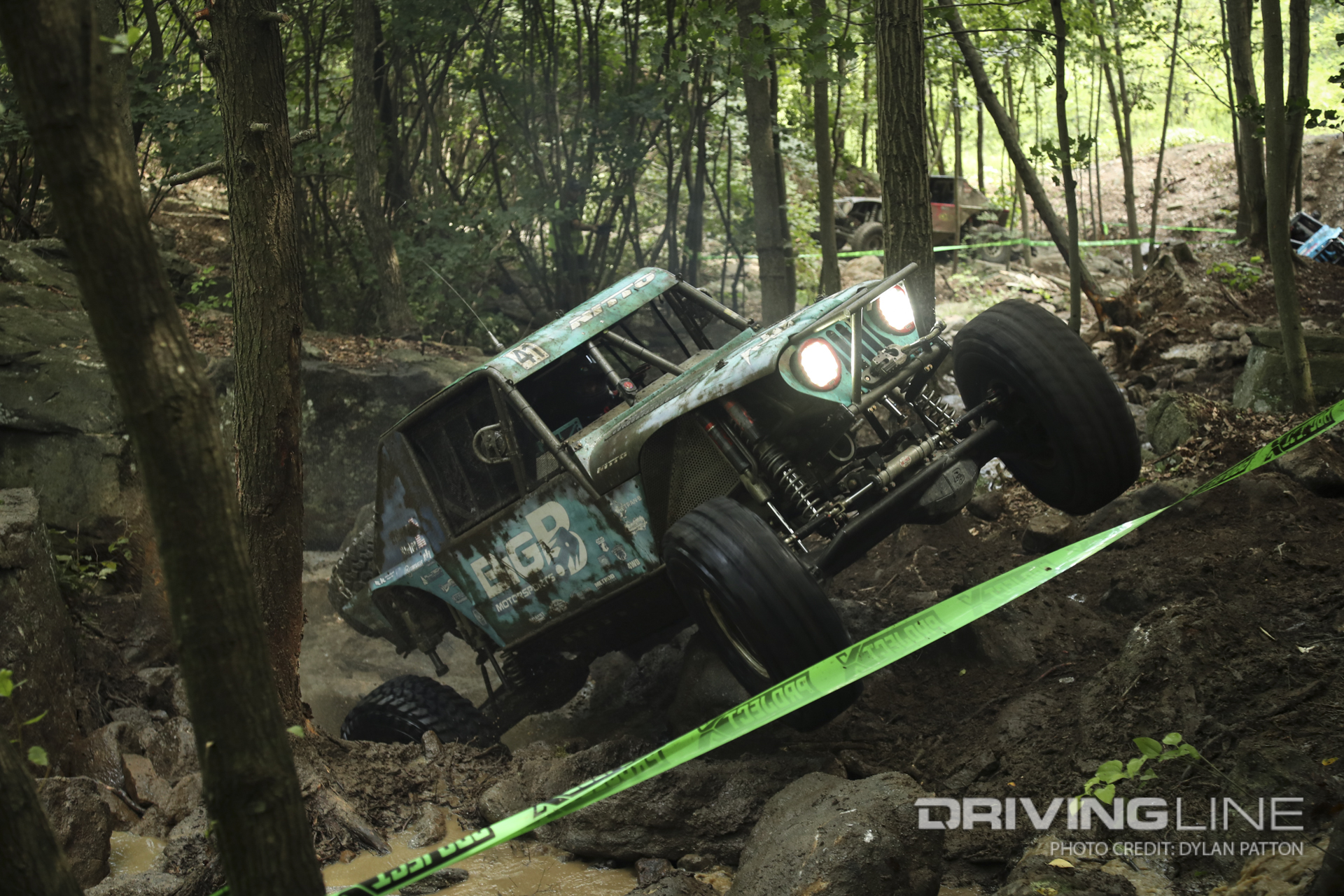 Staying inside the Project X green tape was very important as no racer wants to be DQ'ed.