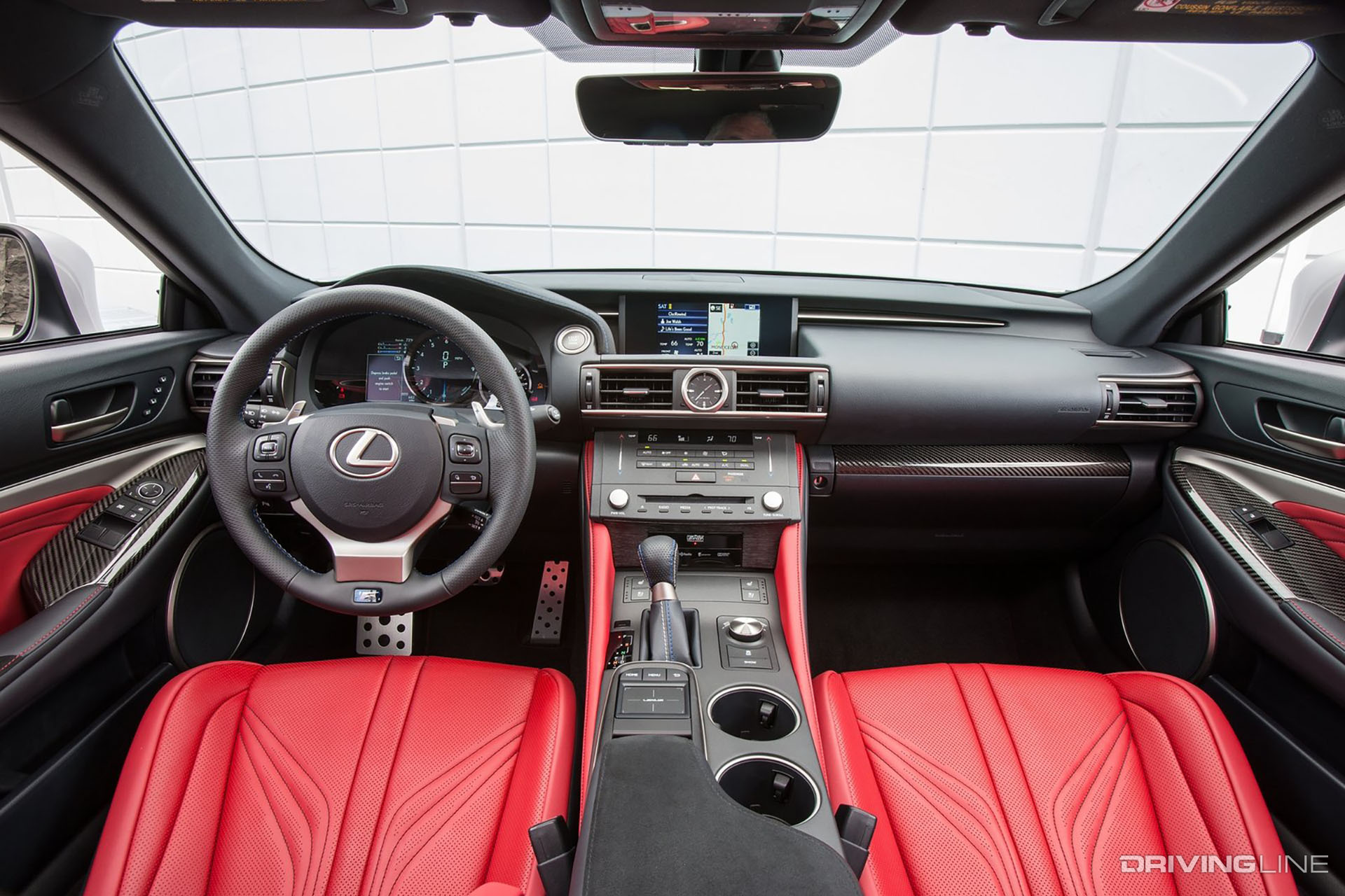 Lexus RC F Interior Red