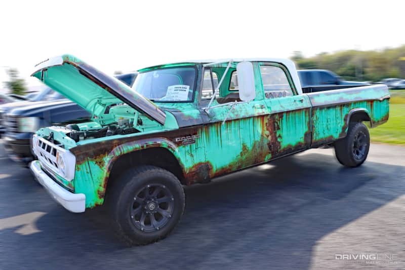 1968 Dodge D200 Cummins Diesel Swap 5.9L 12-Valve P-pump on Nitto Terra Grappler G2 tires