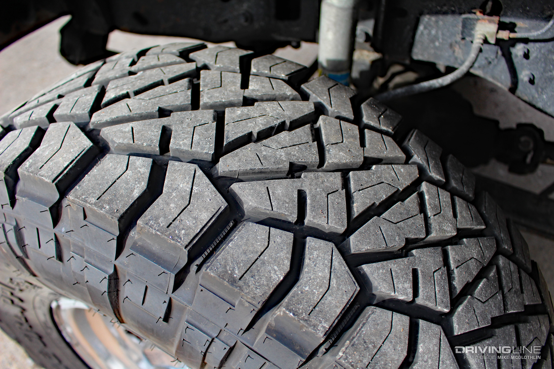 Nitto Tire Ridge Grappler Hybrid Terrain Tread Pattern