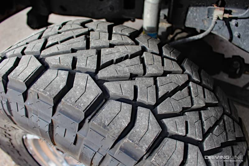Nitto Tire Ridge Grappler Hybrid Terrain Tread Pattern