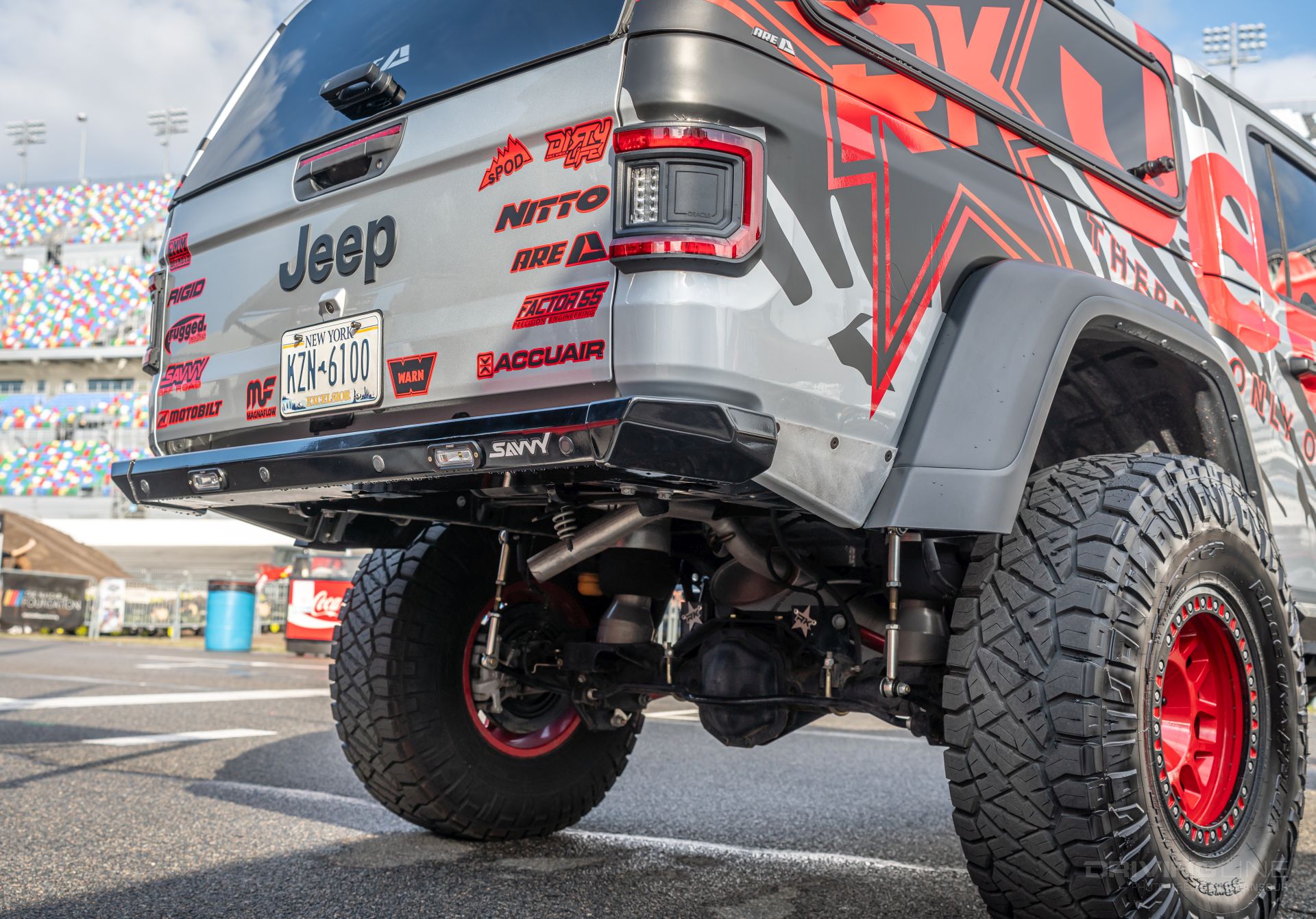 Savvy offroad rear jeep gladiator high clearance bumper