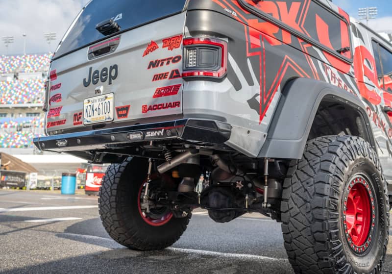 Savvy offroad rear jeep gladiator high clearance bumper