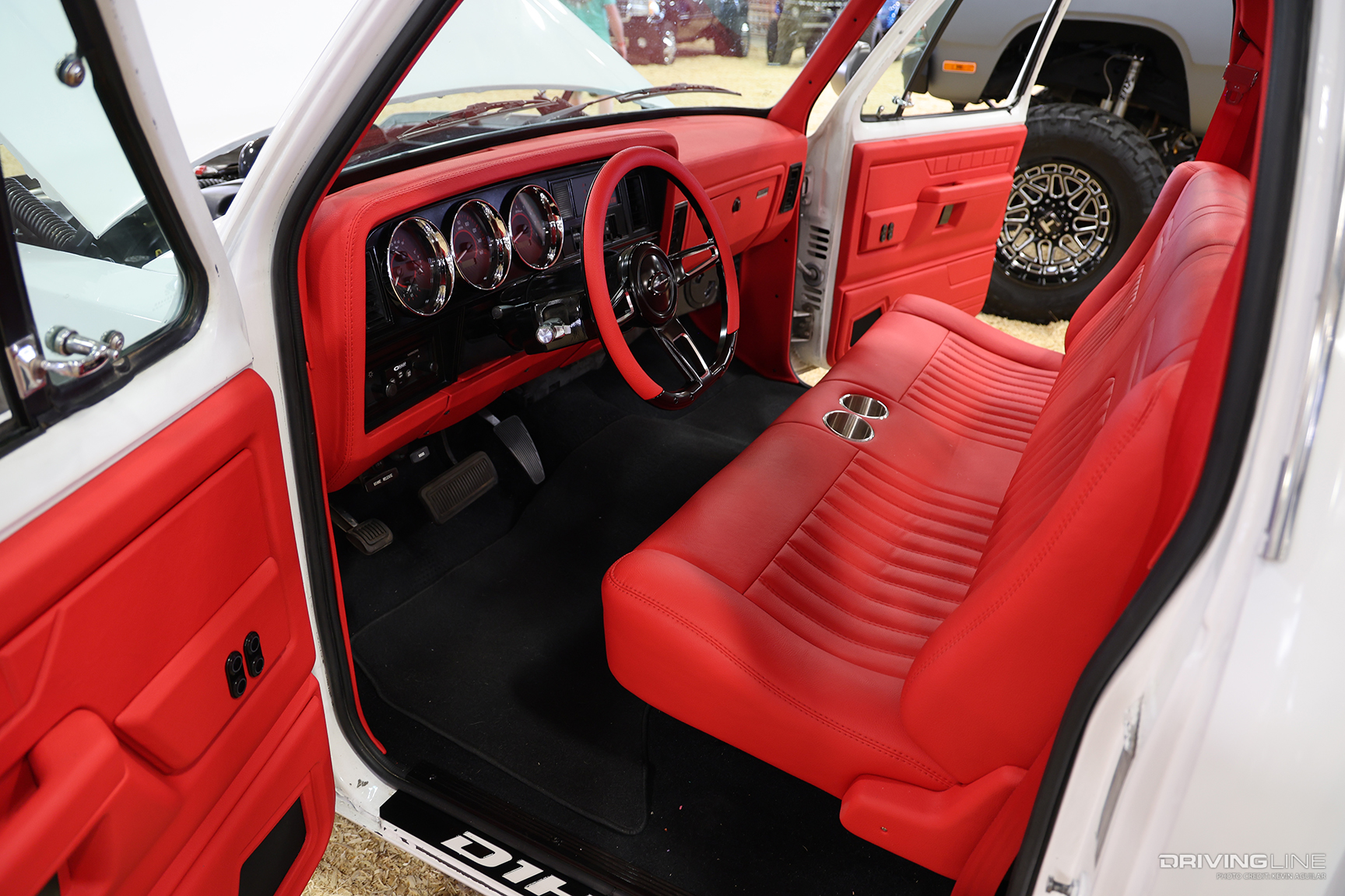 Justin Reed’s ’89 Dodge D150 at Lone Star Throwdown 2023