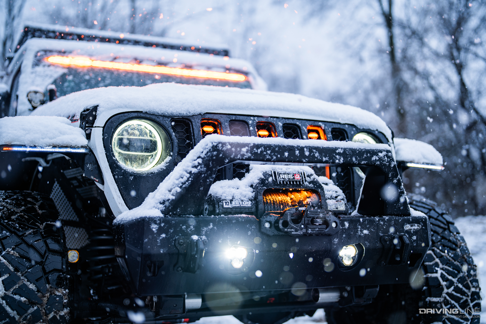 Artic Mojave Gladiator Jeep Front View