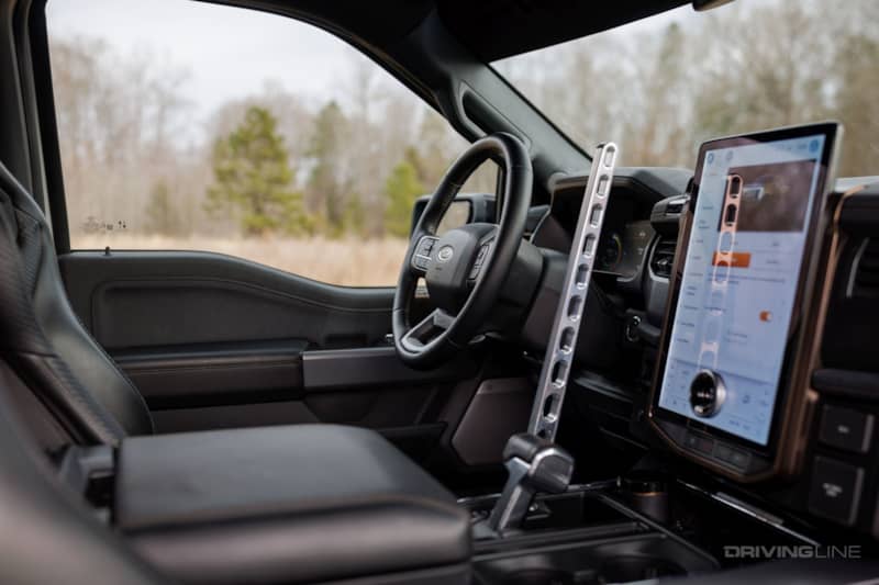 2024 Ford F150 Lightning Switchgear interior layout