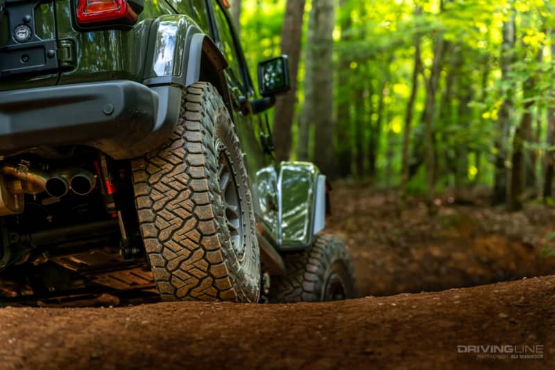 Jeep Wrangler Rubicon JL on 37 Nitto Recon Grappler AT Uwharrie Rear view