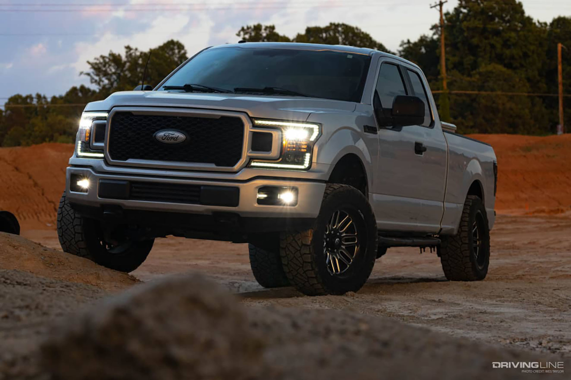 Ford F-150 on Nitto Ridge Grappler Front View