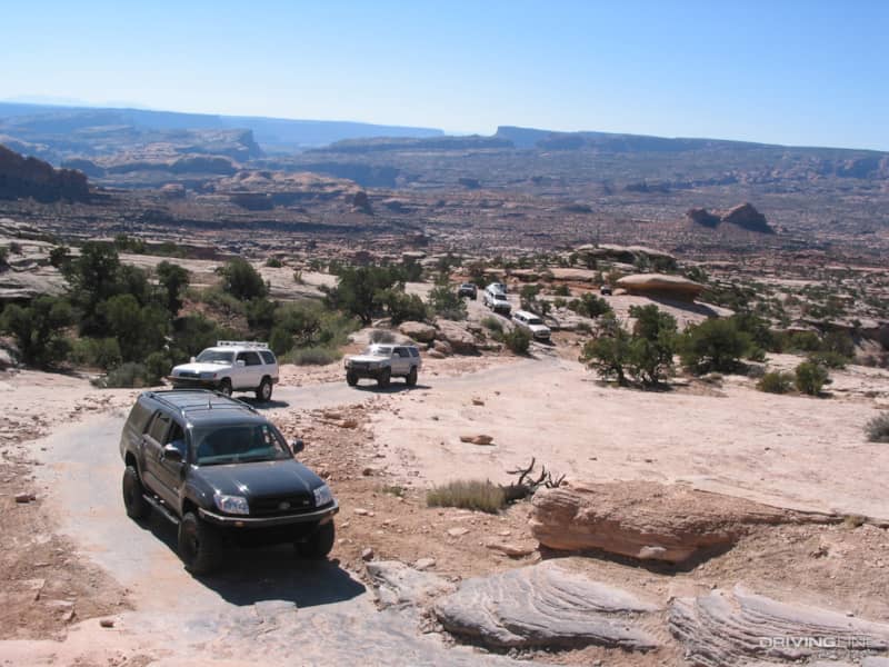 Gold Bar Rim trail in Moab Utah