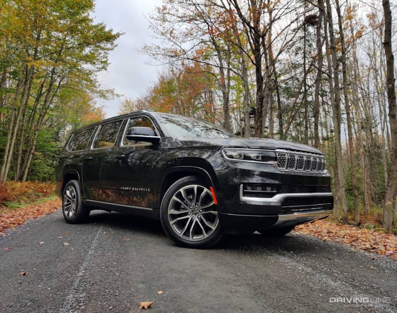 2023 Jeep Grand Wagoneer L front 3/4 view
