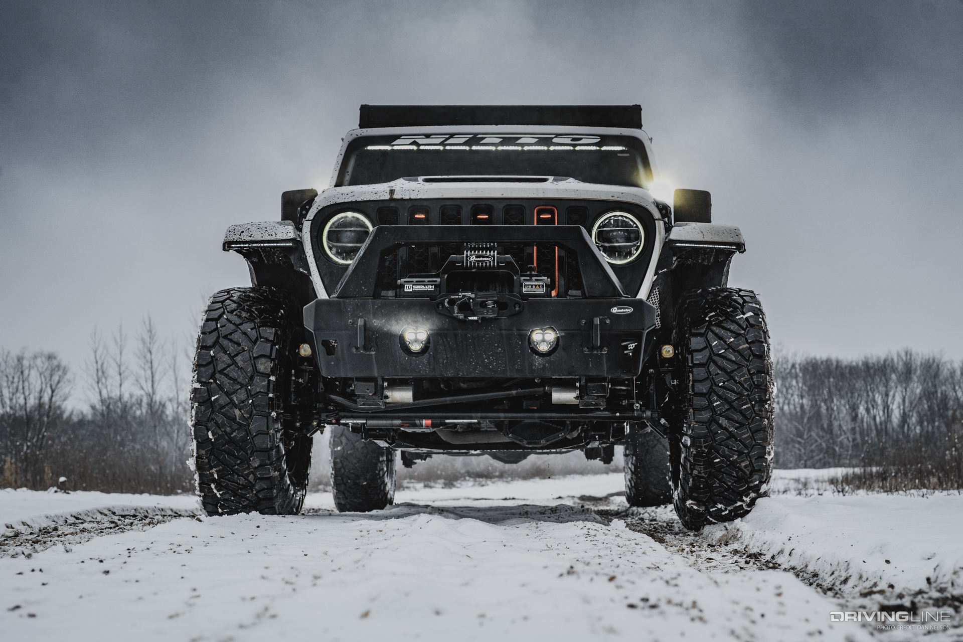Artic Mojave Jeep Gladiator Front View