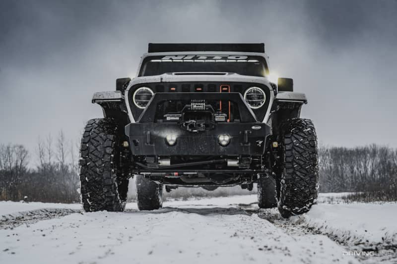 Artic Mojave Jeep Gladiator Front View