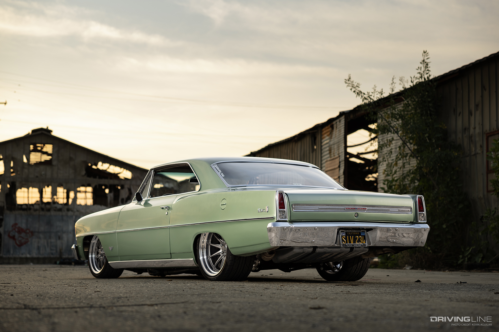 Rear of Tony Causor's 1966 Chevrolet Chevy II Nova