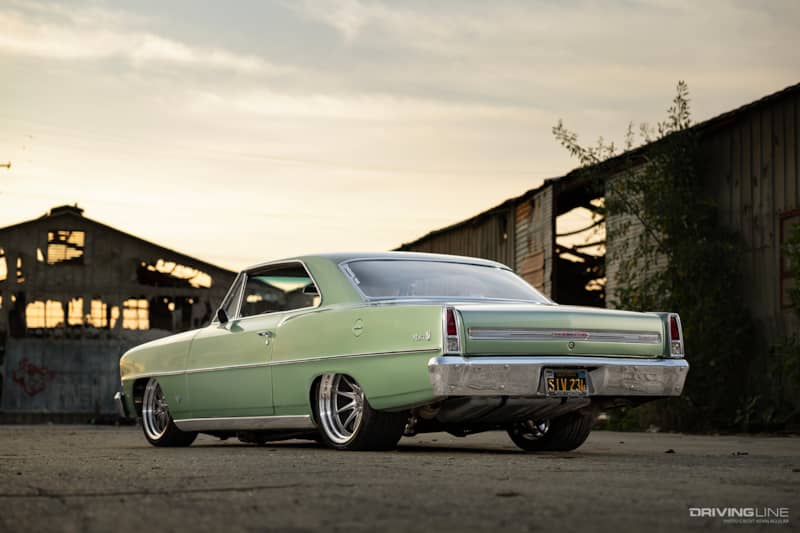 Rear of Tony Causor's 1966 Chevrolet Chevy II Nova