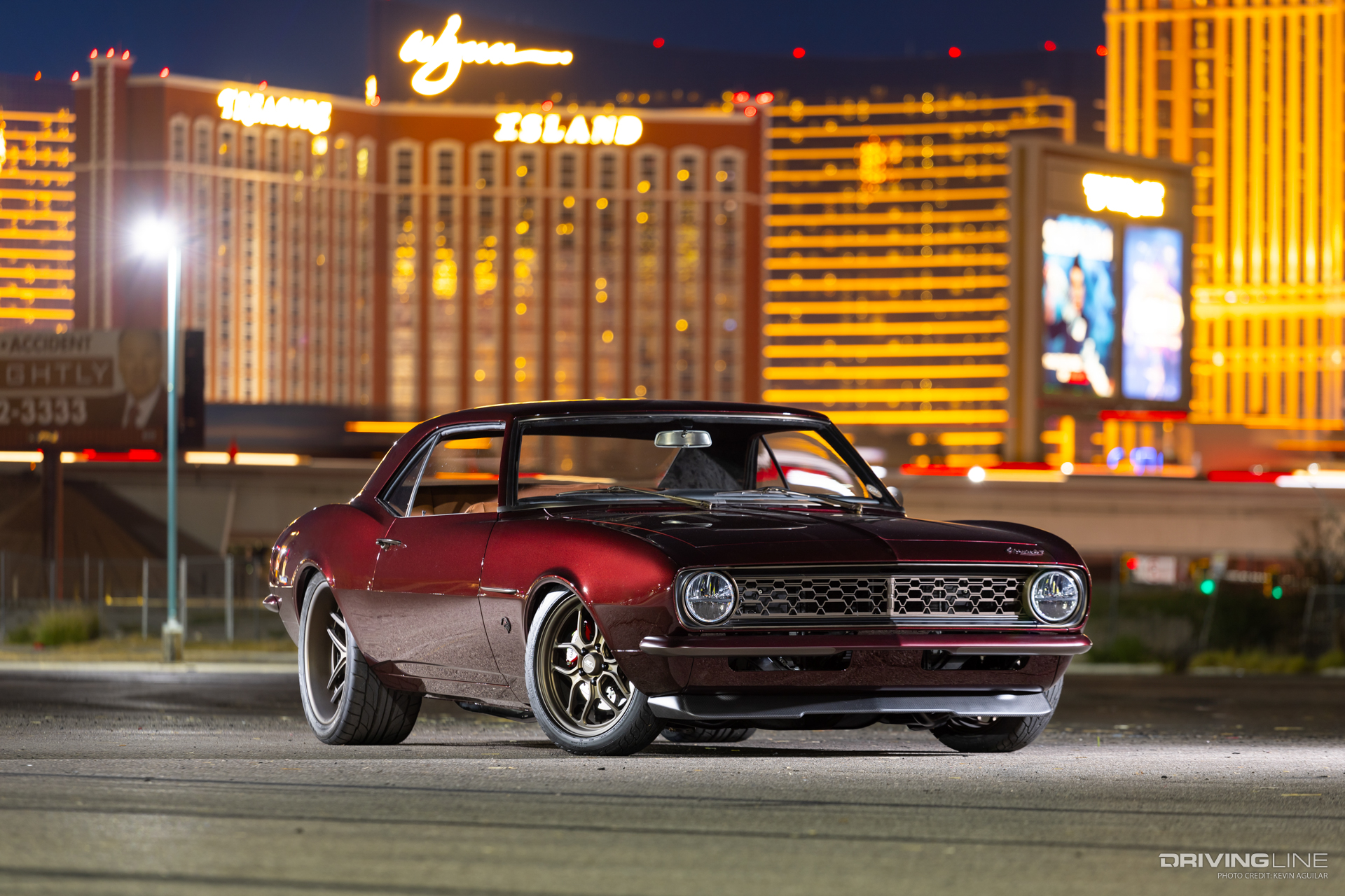 US Speed and Custom Cardinal Camaro passenger side front