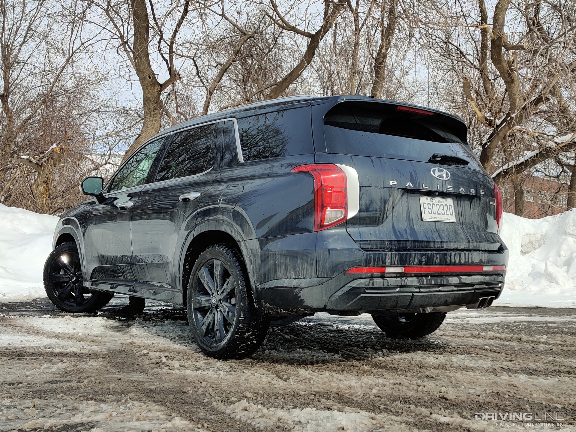 2023 Hyundai Palisade rear 3/4