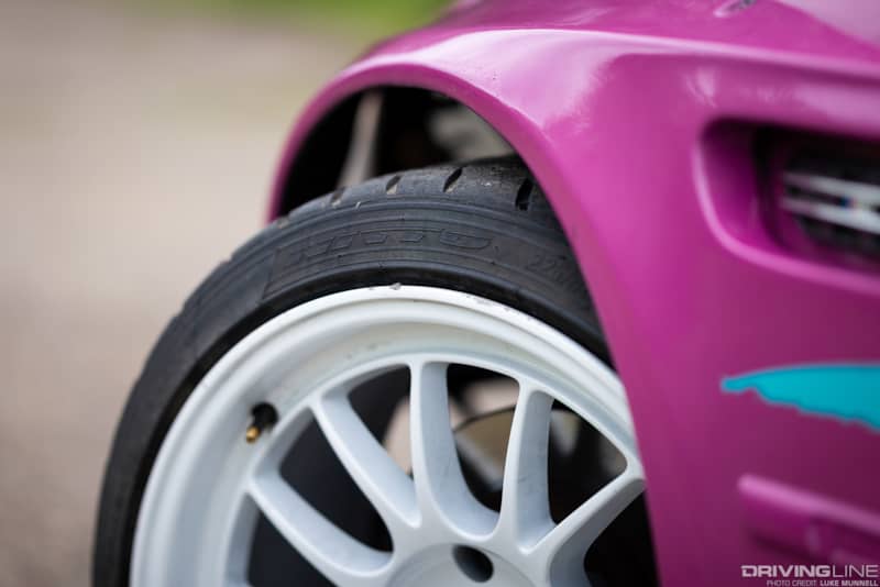 Widebody front fender on BMW E46 Wagon