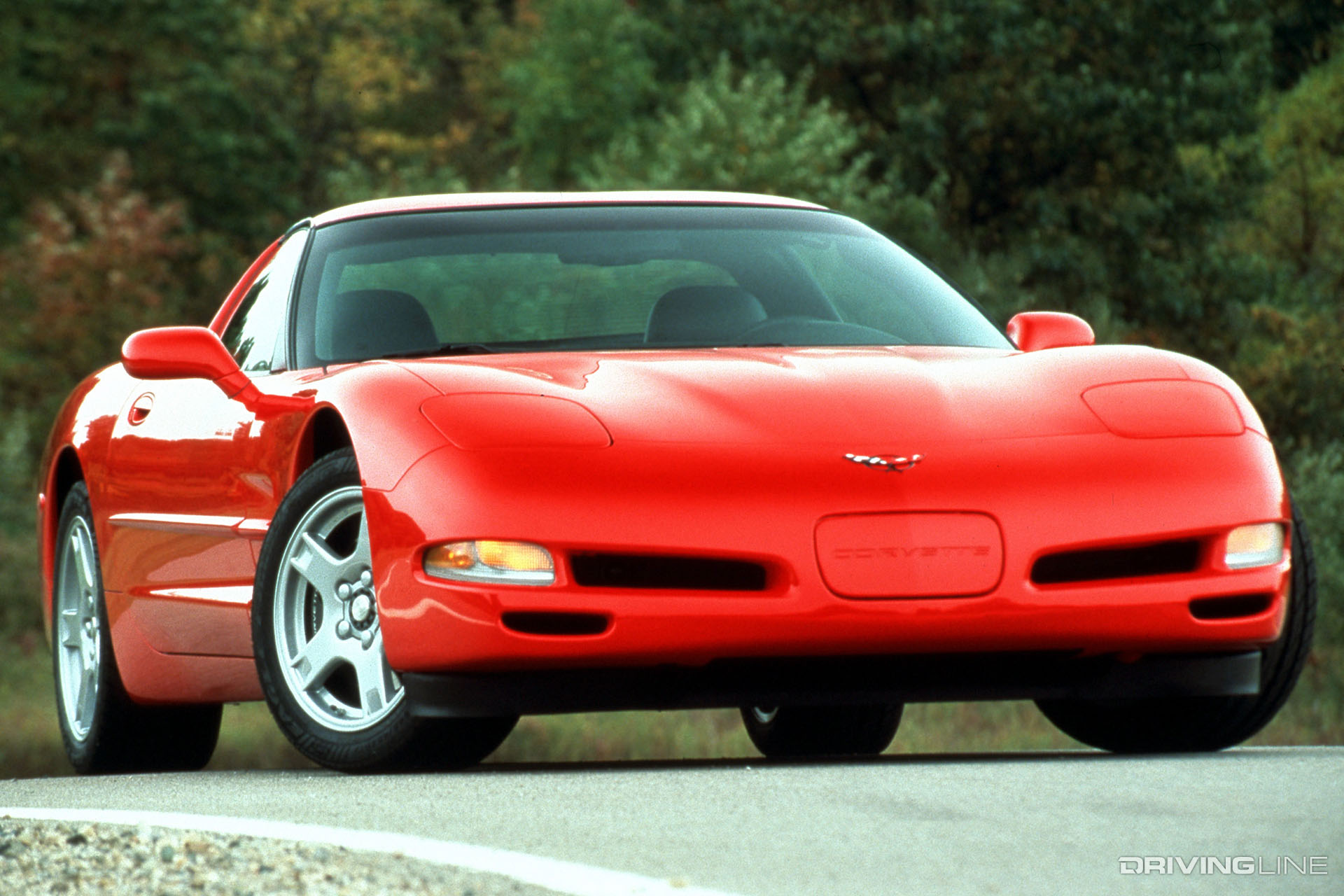 C5 Corvette Red Front View
