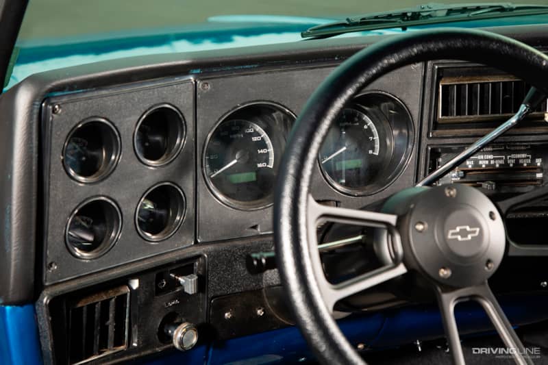 Old school gauges in C10 truck